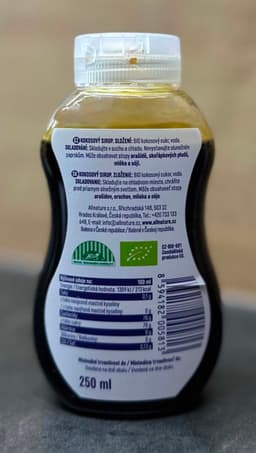 Kokosový sirup BIO 250 ml 2